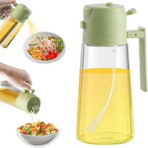 Glass Oil Sprayer and Dispenser Bottle
